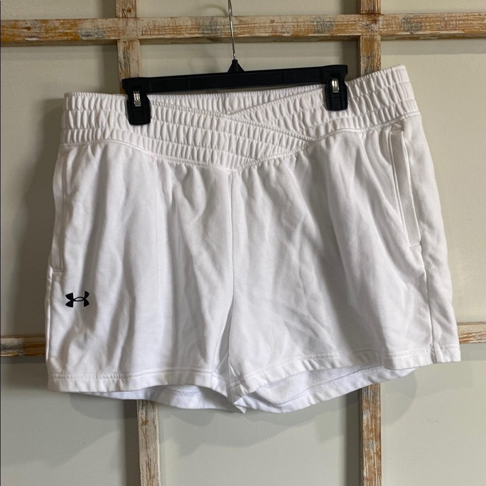 Under Armour Women's White Athletic Shorts